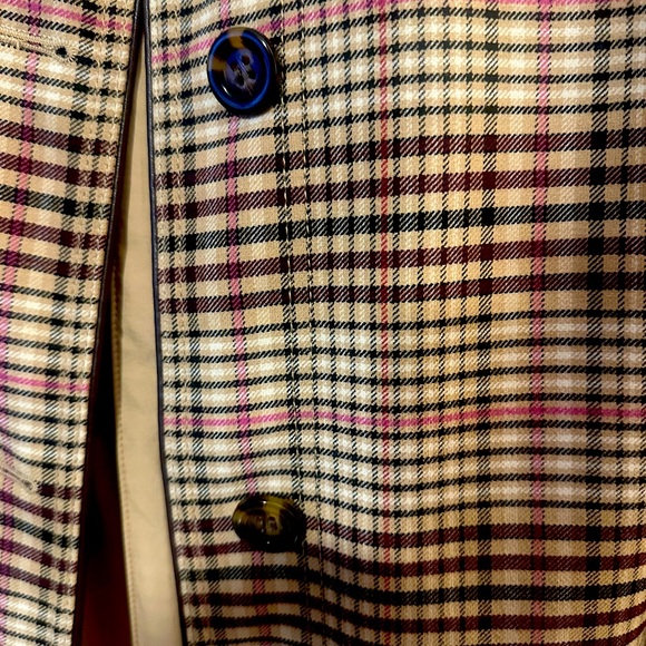 Ann Taylor Mac Belted Plaid Coat - Medium - Picture 10 of 10